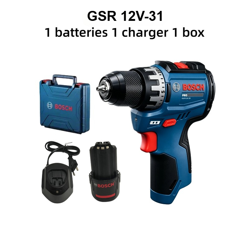Power Tools Professional - مثقاب لاسلكي بوش برو GSR 12V-31،