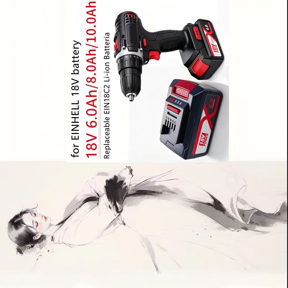 Power Xchange Tools - بطارية 6/8/10 أمبير ساعة لأدوات Einhell
