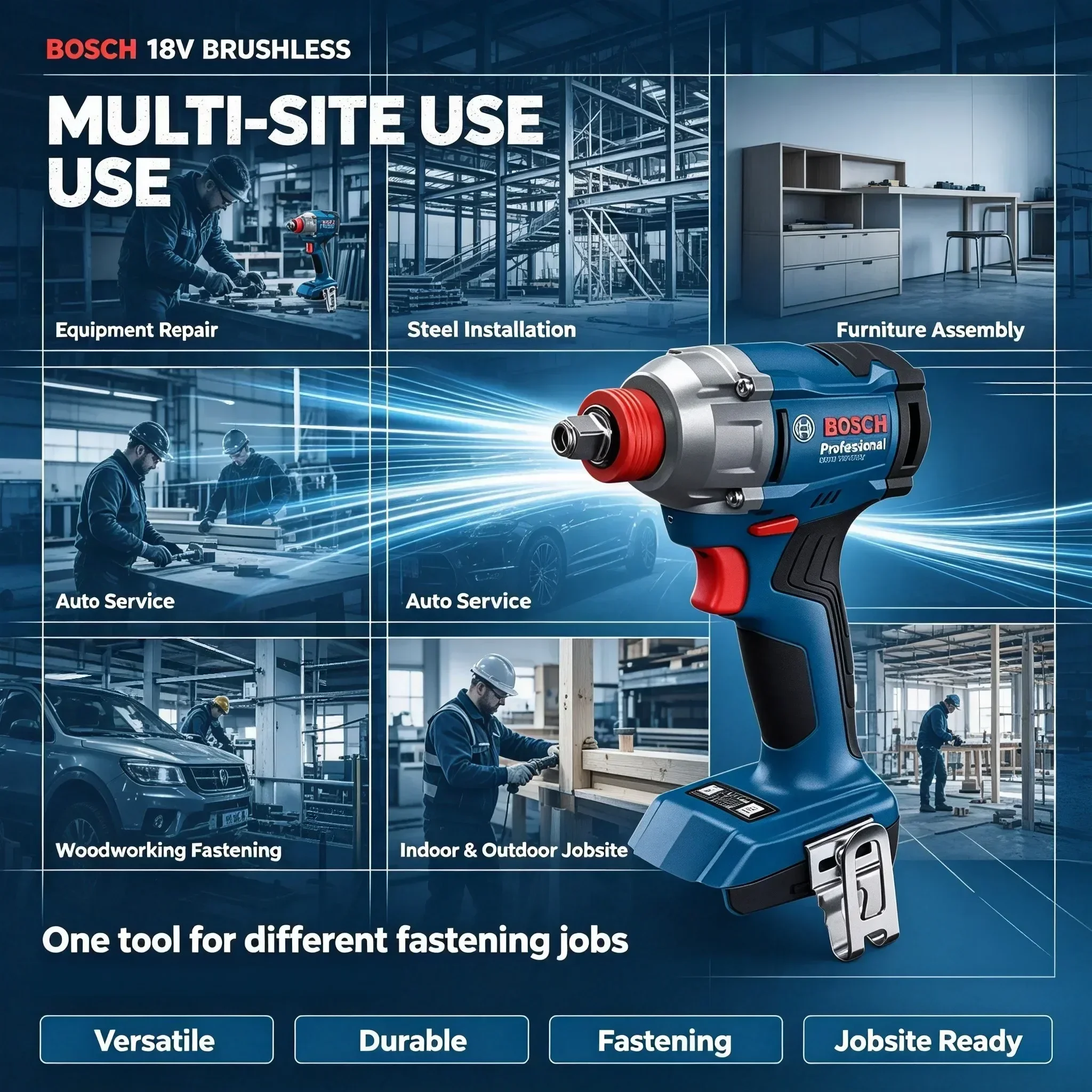 مفك/مفتاح ربط لاسلكي بوش GDX 1 - مراجعة Power Tools Professional وسعره