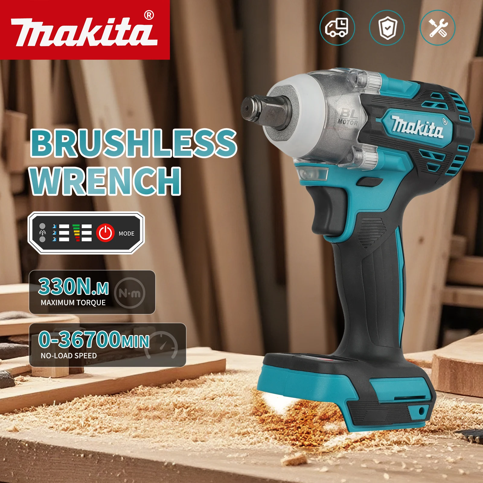 مفتاح ربط تأثيري بدون فرشاة من - مراجعة Makita Drill Dtw300 وسعره